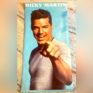 Large Vinyl Ricky Martin Promotional Banner
